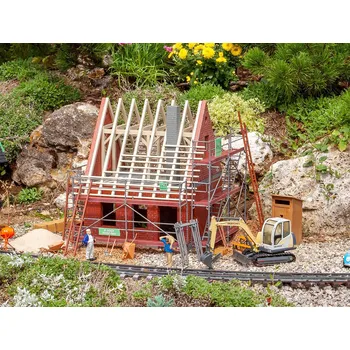 Modelová železnice Lešení s vybavením staveniště G - Faller 331055 (Zahradní železnice)