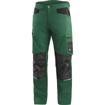 montérky CXS Kalhoty SOLIS FLEX, pánské, zeleno-černé, vel. 60