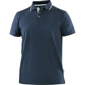 Pánské tričko CXS Polokošile HENRY, pánské, krátký rukáv, modro-bílá, vel. 3XL