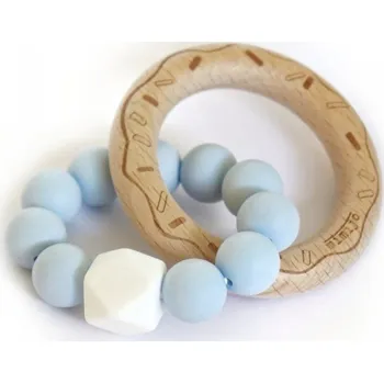 Silikonové kousátko Mimijo - světlemodrý donut