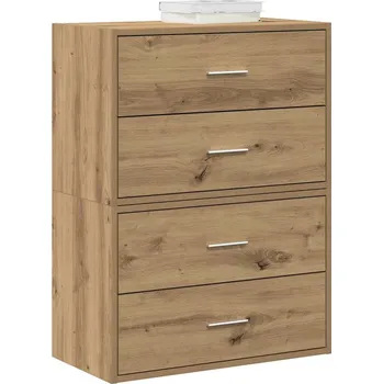 Organizace kuchyně vidaXL vida Skříňky s 2 zásuvkami 2 ks dub artisan 60x31x40 cm kompozit