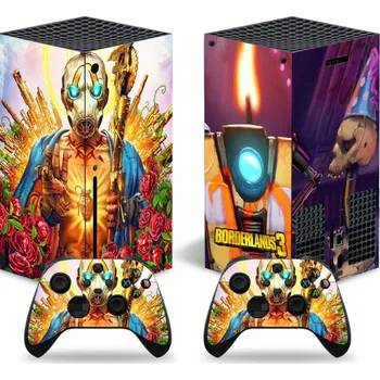 Obal na herní konzoli Xbox series X polep Borderlands