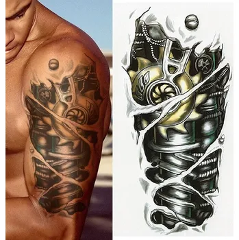 Odstranitelné tetování B-TOP Voděodolné dočasné tetování motiv MECHANIK