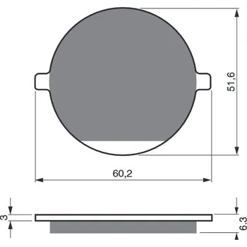 Autodíl Brzdové destičky GOLDFREN 097 AD OFF-ROAD FRONT CAGIVA Roadster 125 1996-1997