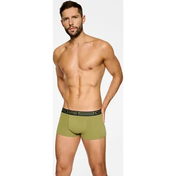 Boxerky Boxerky Nosh 39781-MLC Zelená a tmavě modrá - Henderson XXXL