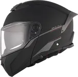 MT Helmets Vyklápěcí helma na motorku MT ATOM 2 SV SOLID A1 černá matná XL