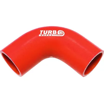 Zapalovací a žhavicí svíčka Silikonové koleno TurboWorks červená 90° 80mm