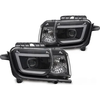 Přední světlomet TUNING-TEC Přední světla Chevrolet Camaro 09-13 černé TUBE LED