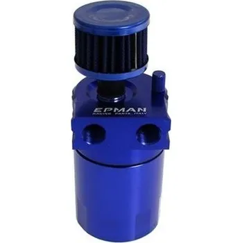 Olejové čerpadlo Oil catch tank, zachyt. olejová nádoba 0.3L 10mm / 15mm Epman PRO modrá