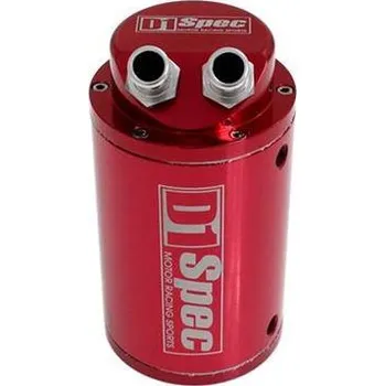 Olejové čerpadlo D1 Spec Oil catch tank, zachyt. olejová nádoba 0.7L 15mm D1Spec červená