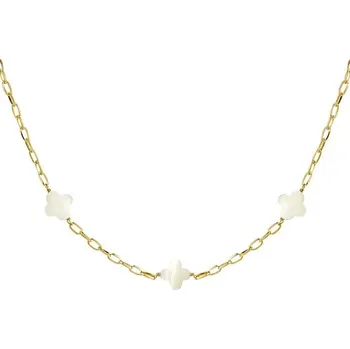 Náhrdelník ORNAMENTI Pozlacený náhrdelník Sea shells gold