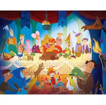 Puzzle CLEMENTONI Puzzle Bylo nebylo: Královská hostina 30 dílků