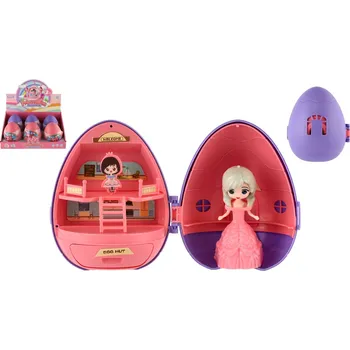 Figurka Teddies Princezna ve vajíčku plast 11cm s doplňky 2 barvy