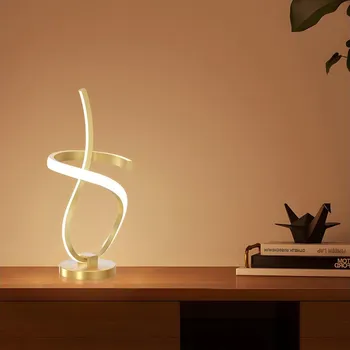 Lampička ONLI - LED Stolní lampa KIRA LED/12W/230V 4000K 38,5 cm zlatá