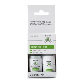 Škoda Laková tužka - stříbrná Arctic metalíza