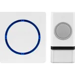 Solight bezdrátový zvonek, bateriový, 200m, bílý