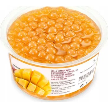 Bubble tea Molekulární kaviár TIFC Bubble Tea Popping Boba Ovocné perly Mango 450 g