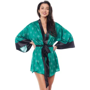 Dámský župan Aster Robe Green negližé - Anais XXL/XXXL