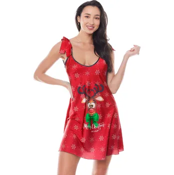 Dámská erotická košilka Aster Red chemise - Anais XS