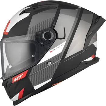 Helma na motorku MT Helmets Integrální helma na motorku MT BRAKER CHENTO B0 černo-šedo-bílá