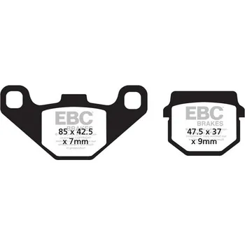 Brzdová destička Brzdové destičky EBC SFA083HH SUZUKI UE 150 2001-2001
