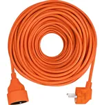 Solight prodlužovací přívod - spojka, 1 zásuvka, 20m, 3 x 1,5mm2, oranžová