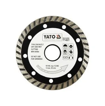 Řezný kotouč Diamantový kotouč TURBO 230 mm - YT-6025