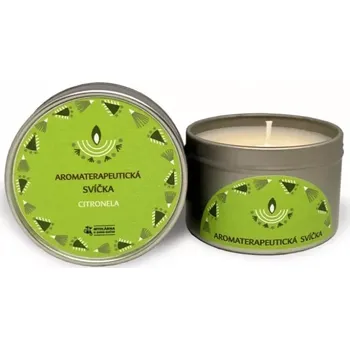 Svíčka Líbezná svíčka s citronelou 120ml (Něžná jako meduňkové pohlazení, laskavá jako bylinkové mámení. Taková je líbezná citronelová svíčka s aromaterapeutickou vůní. )