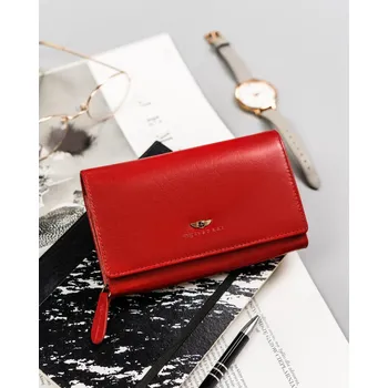 Klasická dámská kožená peněženka na patentku