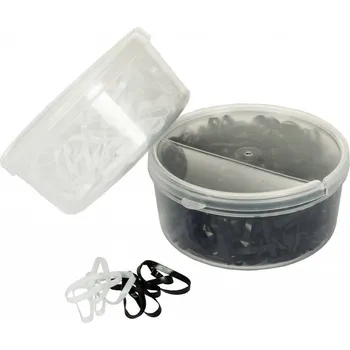 Gumičky do hřívy SOFT bílé 450ks