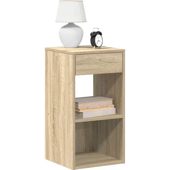 Nábytek vidaXL Noční stolky se zásuvkou 2 ks dub sonoma 35x34x66,5 cm