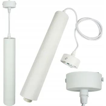 ECOLIGHT GU10 bílá LED trubicová závěsná lampa EC79977