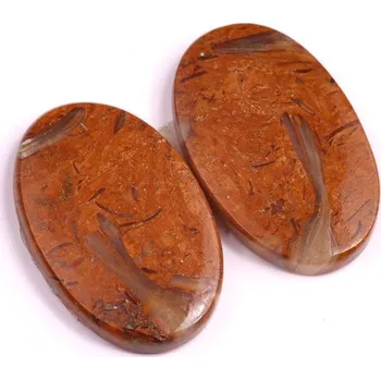 Korálek Kabošony páry Mariyam Jasper č.P134 (25x16x4mm)