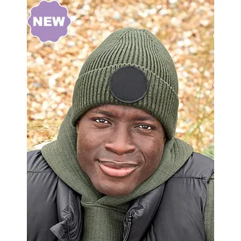 Módní doplněk Beechfield - Čepice s nášivkou B332R