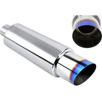 Výfuková trubka TurboWorks Sportovní výfuk 1x 89mm, vstup 63mm TurboWorks, opálená