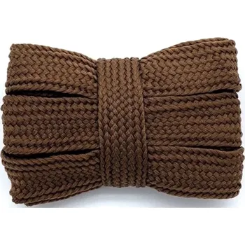 Tkaničky do bot Blingstar Široké tkaničky 2 cm * 160 cm do bot tepláků kalhot mikiny * Hnědé