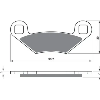 Autodíl Brzdové destičky GOLDFREN 162 AD OFF-ROAD FRONT POLARIS RZR 800 2008-2013
