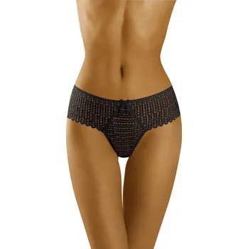 Dámské spodní prádlo Curanta Černé kalhotky - Wol-Bar L