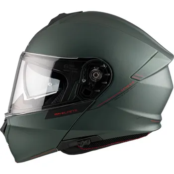 Helma na motorku MT Helmets MT Genesis SV Solid A6 zelená matná XL