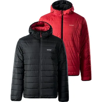 Pánská bunda Hi-Tec Halden Velikost: XL / Barva: červená/černá