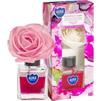 Aroma difuzér BISPOL-AURA Dekorativní vonný difuzér Mysterious Roses - 80ml