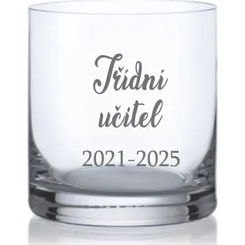 Sklenice Maturitní sklenička na whisky, Třídní učitel 280ml, 1 ks (Do poznámky v nákupním košíku napište požadovaný rok)