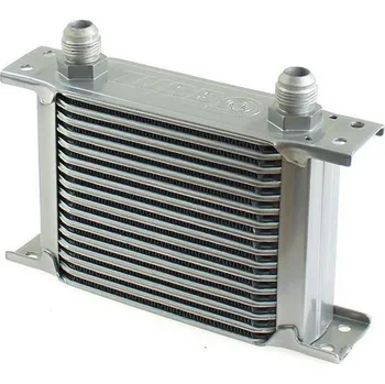 Autodíl Chladič oleje TurboWorks Slim Line 16-řádků 140x125x50 AN8 stříbrný
