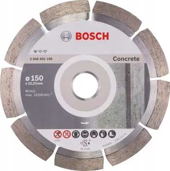 Řezný kotouč Bosch diamantový dělicí kotouč Standard for Concrete 150 × 22,23 × 2 × 10 mm 2608602198
