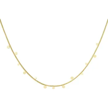 Náhrdelník ORNAMENTI Pozlacený náhrdelník Miss gold