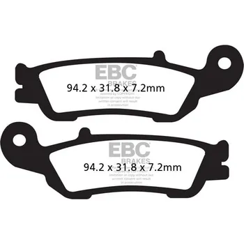 Brzdová destička BRZDOVÉ DESTIČKY CARBON TT DIRT YAMAHA YZ 450 F 2008-2020