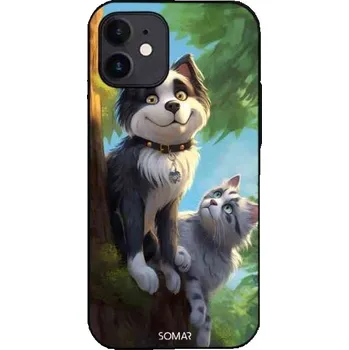 Náhradní kryt pro mobilní telefon Kryt na mobil Kočka a pes Poco C65