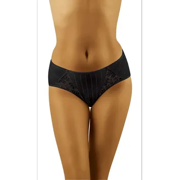 Kalhotky Dámské kalhotky Eco-Do Black - Wol-Bar XL