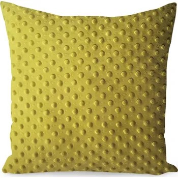 Dekorativní polštářek Dekorační polštář MINKY 15 v okrové barvě Varianta: Rozměr povlečení: 40x40 cm