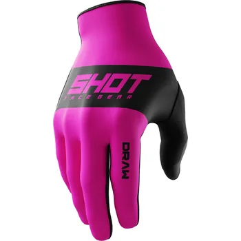 Moto oblečení Motokrosové rukavice Shot Draw Sky růžové 6